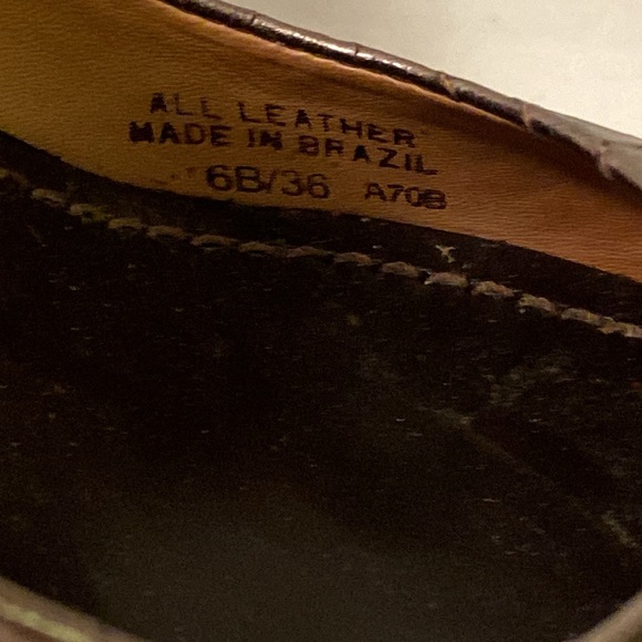 BCBG Max Azria Metallic Snakeskin Sz 6 open toe Platform Stiletto Pumps - Picture 3 of 5